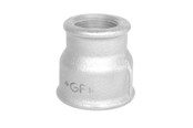 Gevindfittings - +GF+ Formmuffe galvaniseret reduktion 2 1/2 x 2 - 770240242