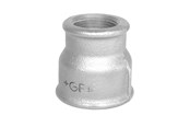 Gevindfittings - Georg-Fischer Formmuffe galvaniseret reduktion 1 x 3/8 - 770240223