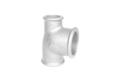 Gevindfittings - +GF+ Tee galvaniseret 1 1/4 x 1 1/4 x 1/2 - 770130256
