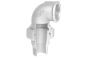 Gevindfittings - +GF+ Vinkelunion galvaniseret konisk muffe/nippel 2 - 770098209