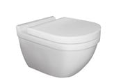 Toiletter, sæder, bideter og reservedele - Duravit starck 3 vægskål med wondergliss - 22250900001