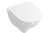 Toiletter, sæder, bideter og reservedele - Villeroy & Boch O Novo vægskål kompakt med soft close toiletsæde, hvid - 5688H101