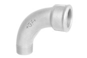 Gevindfittings - +GF+ Bøjning 90° galvaniseret lang muffe/nippel 2 - 770001209