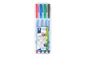 Skrive- og Tegneværktøjer - Staedtler Lumocolor Correctable F. 4 ass/boks - 305F WP4-1