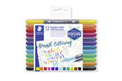 Skrive- og Tegneværktøjer - Staedtler STAEDTLER Duo Pen, 12 stk. ass - 3004 TB12