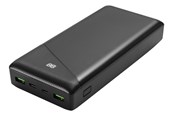Powerbank - Deltaco Power bank 30000 mAh 3 A/18 W 111 Wh 2x - 30 Wh - PB-C1002