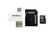 Hukommelseskort - GOODRAM microSD/SD + Card Reader M1A4 - 100MB/s - 32GB - M1A4-0320R12