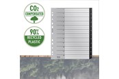 Lommer, Omslag & Registre - Leitz Recycle register 1-12, PP, ekstra bredt - 12090000