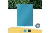Mapper og Clipboards - Leitz Cosy karton 3-klap mappe Soft Touch Rolig blå - 30020061
