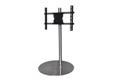 Vægbeslag, AV-Beslag & AV-Møbler - ConnecTech Sinox StandView TV gulvstand med drejbar top - 55"-85" - Alu finish - Max 60 kg - recommended for 85" - SWB7170