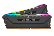 RAM - Corsair Vengeance RGB PRO SL DDR4-3200 - 16GB - CL16 - Dual Channel (2 pcs) - AMD Optimized - Sort med RGB - CMH16GX4M2Z3200C16