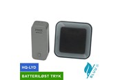 El-apparater - Foss Europe Trend Premium Bluu1 dørklokke, batteri, koksgrå - 102021