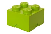 Børneværelse - LEGO STORAGE BRICK 4 - YELLOWISH GREEN - 40031220
