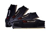 RAM - G.Skill Ripjaws V DDR4-2666 - 128GB - CL19 - Quad Channel (4 pcs) - Intel XMP - Sort - F4-2666C19Q-128GVK