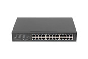Switch - Lanberg RSGE-24 - switch - 24 ports - unmanaged - rack-mountable - RSGE-24