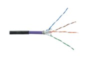 Netværkskabel - DIGITUS bulk cable - 1000 m - black RAL 9005 - Sort - 1000m - DK-1741-VH-10-OD