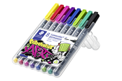 Hobby artikler - Staedtler Lumocolor Perm M 1,0mm 8 ass/boks - 317 WP8-1