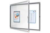 Konference & Præsentation - Nobo Premium Plus magnetisk låsbart opslagsskab med hængslet låge 8xA4 - 1902559