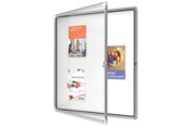 Konference & Præsentation - Nobo Premium Plus udendørs magnetisk låsbart opslagsskab med hængslet låge 12xA4 - 1902581