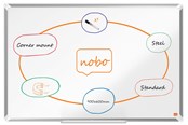 Konference & Præsentation - Nobo Premium Plus stål magnetisk whiteboard 90x60cm - 1915155