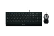Tastatur - Logitech Corded K280e - Tastatur - Fransk - Sort - 920-005210