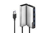 USB hub - ALOGIC USB-A Fusion SWIFT 4-port Hub - Space Grey USB hub - USB 3.2 - 4 ports - Grå - UAFUUA-SGR