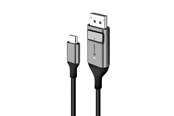 Skærmkabel - ALOGIC Ultra - USB-C - DisplayPort - 2m - Grå - ULCDP02-SGR
