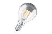 Lyskilder - Osram LED pære Krone 4W/827 (34W) Topforspejlet Klar E14 - 4058075447134
