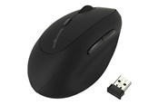 Mus - Kensington Pro Fit® venstrehåndet Ergo trådløs mus - Vertical mouse - 6 knapper - Sort - K79810WW
