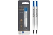 Skrive- og Tegneværktøjer - Parker PARKER rollerball refill, medium, blå, 2 stk. - S0881490