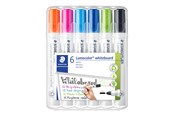 Konference & Præsentation - Staedtler Lumocolor WB-marker 2mm 6 ass./boks - 351 WP6 03