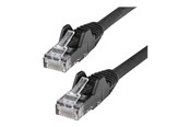 Netværkskabel - StarTech.com 50cm LSZH CAT6 Ethernet Cable. - Sort - 0.5m - N6LPATCH50CMBK