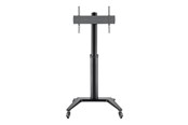 Vægbeslag, AV-Beslag & AV-Møbler - Deltaco Office Display Cart Black - Max 70 kg - recommended for 70" - ARM-0451