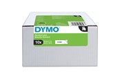Papir, Fotopapir og Etiketter - DYMO D1® tape | sort/hvid | 19mm x 7m | 10 ruller - 2093098