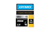 Papir, Fotopapir og Etiketter - DYMO Dymo Rhino permanent polyester | 9mm x 5.5m | sort på metallic - 18485