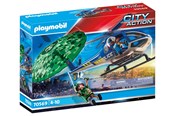 Figur - Playmobil Politihelikopter: Faldskskærms-forfølgelse - 70569