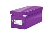 Arkivering & Opbevaring - Leitz Opbevaringsboks Click & Store WOW CD Lilla - 60410062