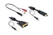 Skærmkabel - DeLOCK video / audio cable kit - 84455