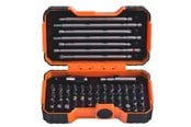 Bor & bits - BAHCO bitssæt 1/4 54 dele lige-ph-pz-tx-tx med hul-hex - 59/S54BC-IP
