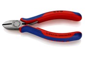 Håndværktøj - KNIPEX skævbider 125 mm med facet og åbningsfjeder - 76 12 125