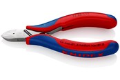 Værktøj til el-arbejde - KNIPEX skævbider elektronik med flerkomponent-håndtag 115mm - 77 22 115