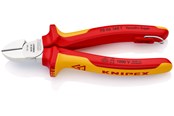 Måleinstrumenter - KNIPEX skævbider med faldsikring 1000v - 70 06 160 T