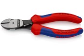 Værktøj til el-arbejde - KNIPEX Kraft-skævbider sort atramenteret med flerkomponent-håndtag 160 mm, 74 12 160 - 74 12 160