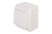 Afbrydermateriel - POLLMANN Nortic afbryder korrespondance ip44 hvid 10a/250v - 670.03.10