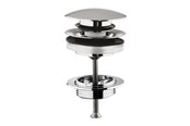 Reservedele & tilbehør til armaturer - Grohe push-open waste set supersteel - 65807DC0