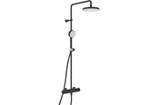 Brus og monteringstilbehør - Oras Nova Rain brusesystem, mat sort - 7402-33