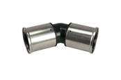 Alu-pex systemer - Henco pres vinkel 45° pvdf 63 x 63 mm - 27PK-6363