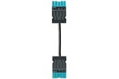 Kabler, ledninger, afdækning og brandsikring - Wieland Gst18i5 kabel han/hun hf cpr: eca 1,5mm2 blå l=1m - 92.257.1060.9