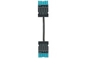 Kabler, ledninger, afdækning og brandsikring - Wieland Gst18i5 kabel han/hun hf cpr: eca 1,5mm2 blå l=4m - 92.257.4060.9