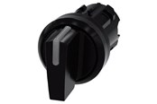 Trykknapper og signalenheder - Siemens Belyst drejeafbryder, 22 mm, rund, plastik, sort - 3SU1002-2BM10-0AA0